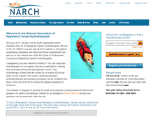 Tablet Screenshot of narch.org.uk